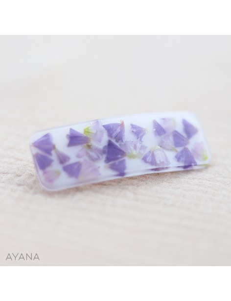 Barrette resine fleurs EMMA Barrette resine fleurs EMMA