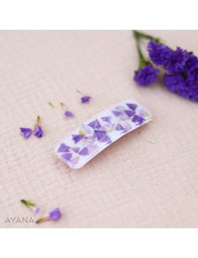 Barrette resine fleurs EMMA
