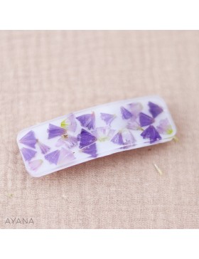 Barrette resine fleurs EMMA