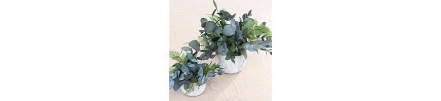 Décorations en bois en fleurs séchées et stabilisées - AYANA Floral Design