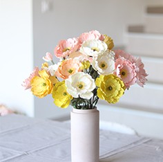 Fleurs en papier