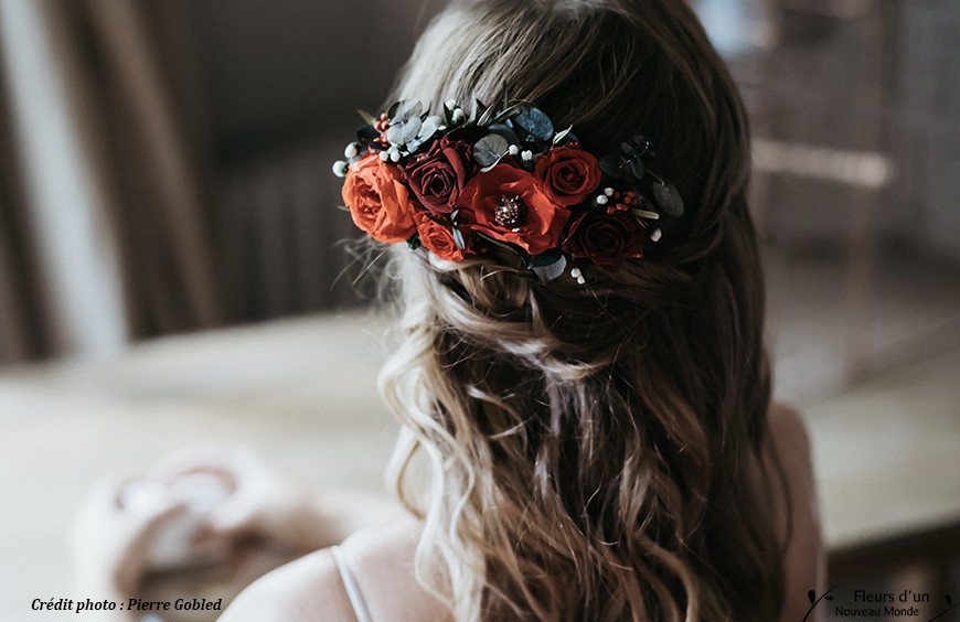 Preserved flowers, the essential beauty accessory for brides 2019